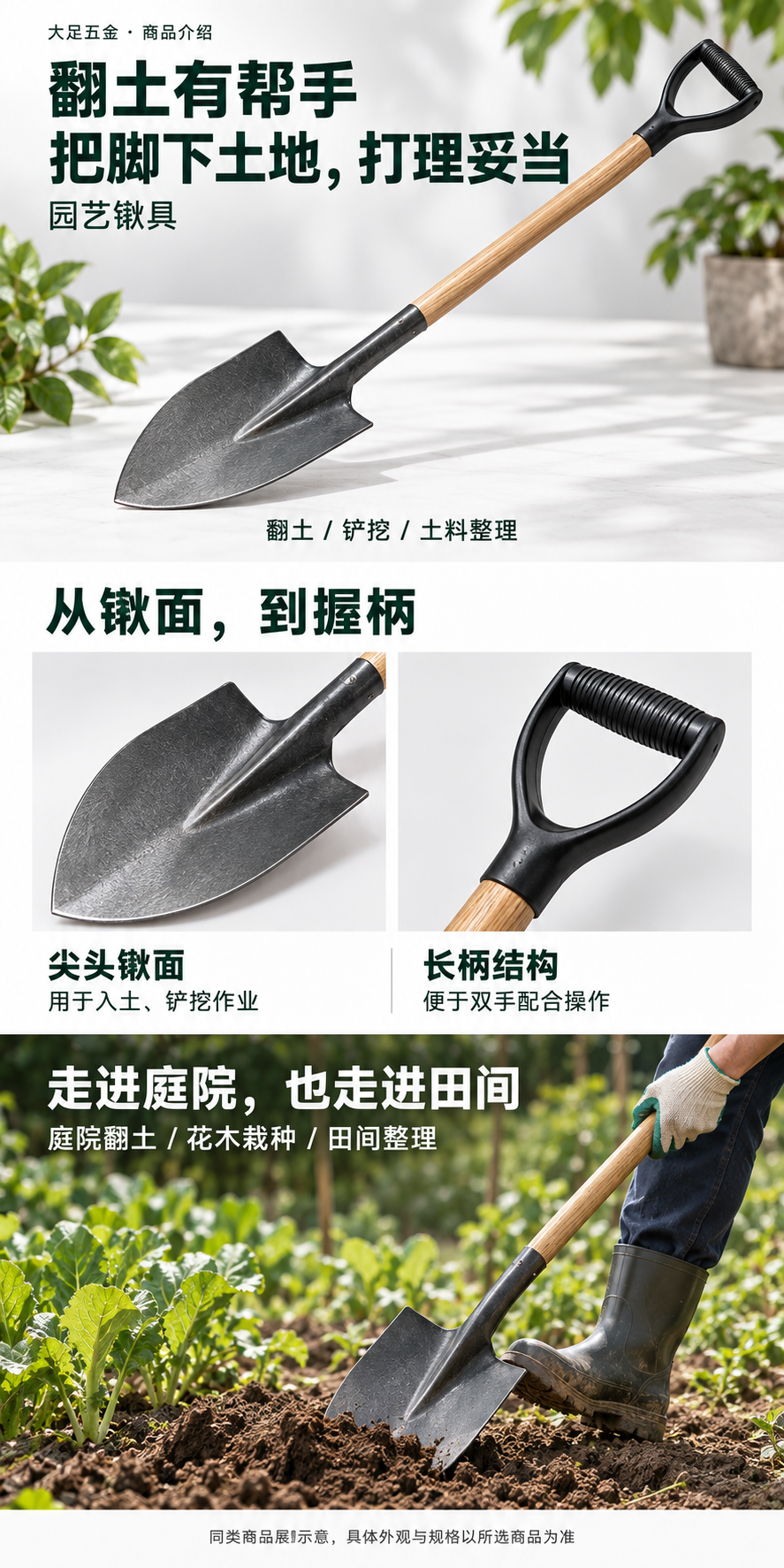 园艺锹具 · 商品介绍