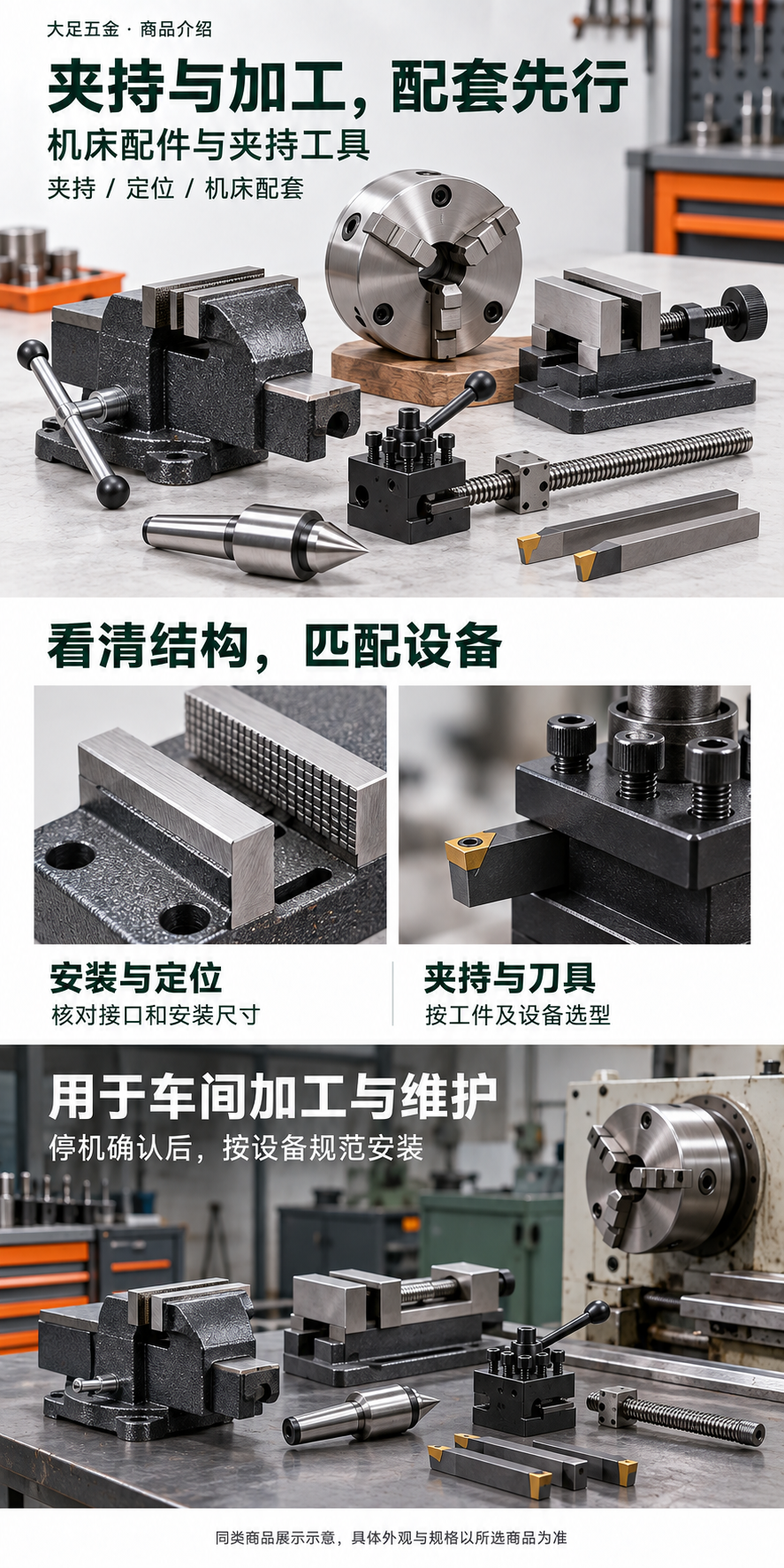 机床配件与夹持工具 · 商品介绍