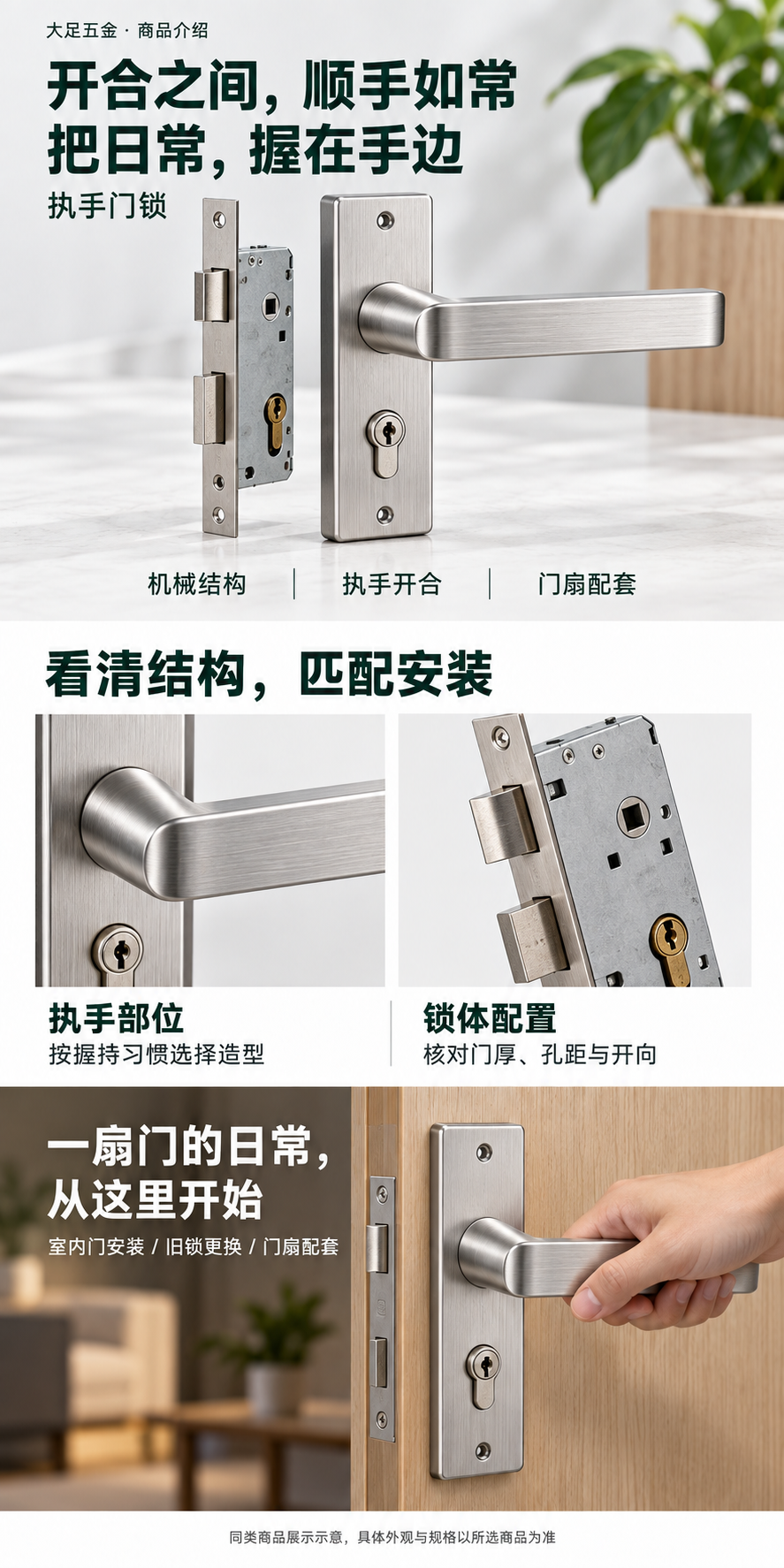 执手门锁 · 商品介绍